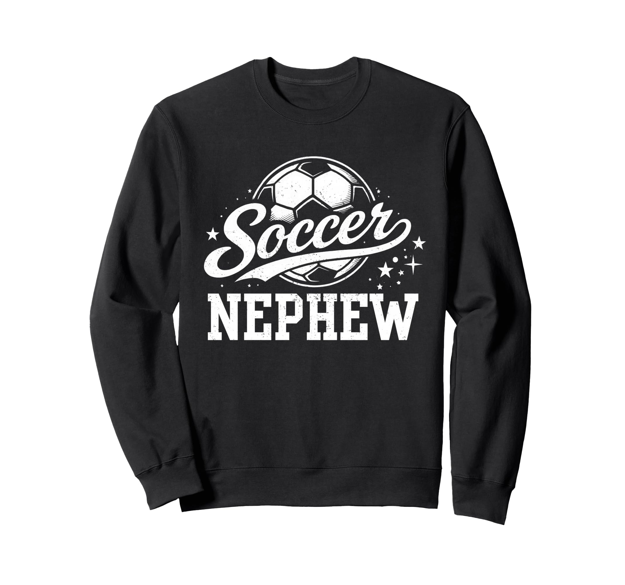 Soccer Nephew Family Matching Soccer Sweatshirt - Graphic Print Unisex