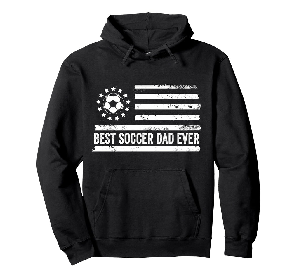 Soccer Coach Team Player Us American Flag Hoodie - Minimalist Print Unisex