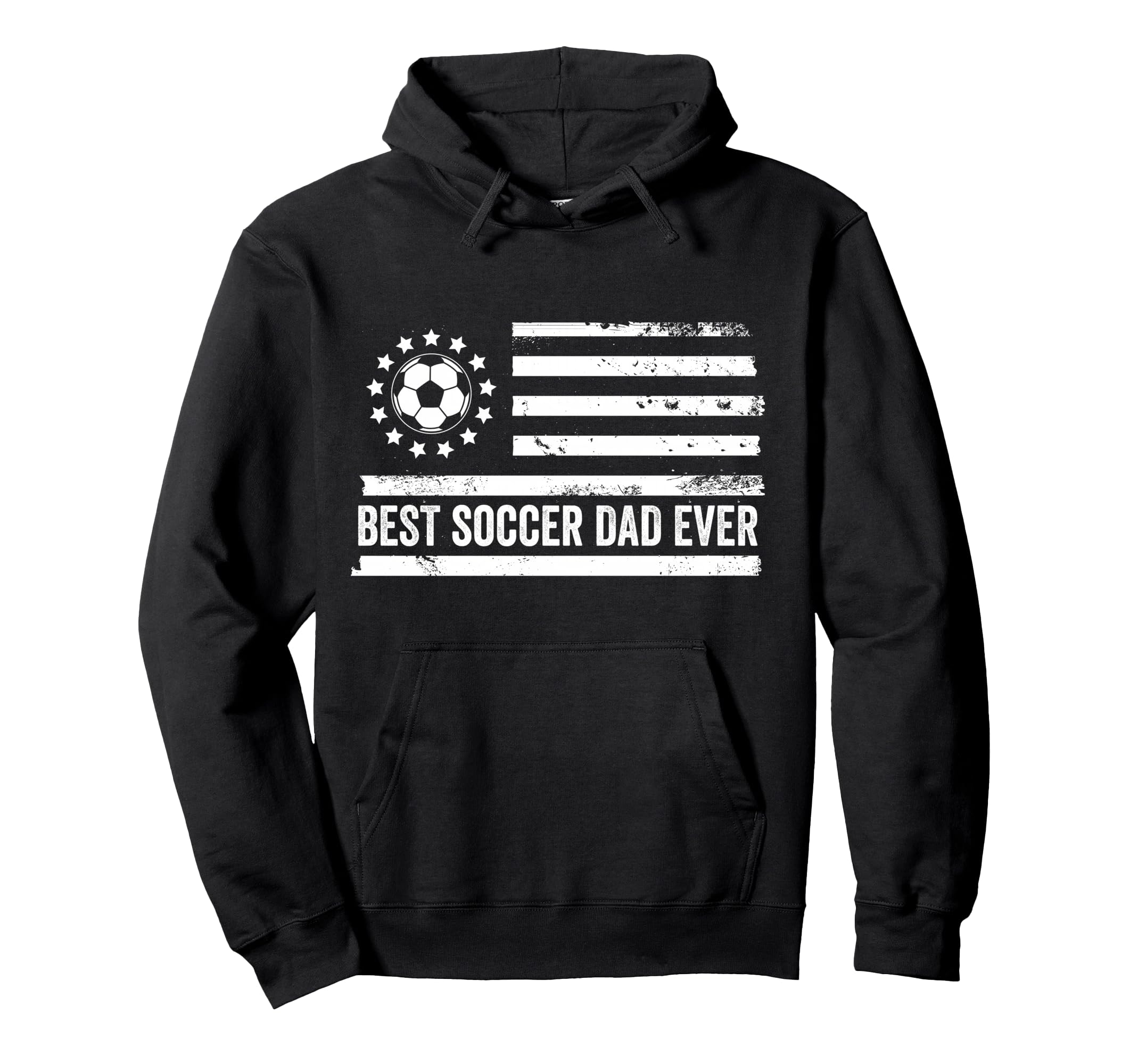 Soccer Coach Team Player Us American Flag Hoodie - Minimalist Print Unisex