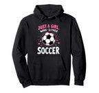 Soccer Daughter Just Who Loves Soccer Hoodie - Casual Everyday Wear Unisex