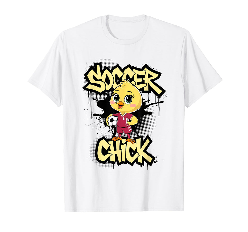 Soccer Chick Soccer Player Soccer T-Shirt - Fun Novelty Design Unisex