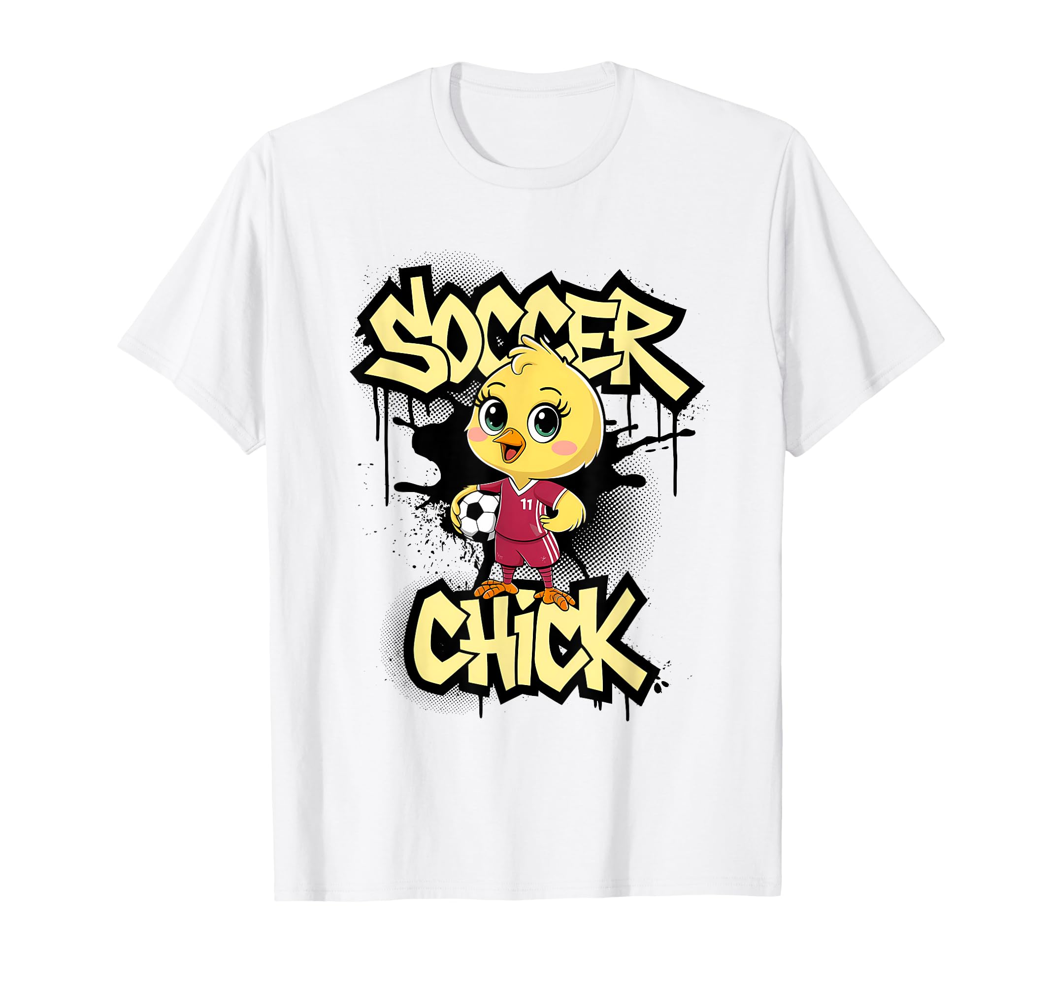 Soccer Chick Soccer Player Soccer T-Shirt - Fun Novelty Design Unisex