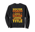 Soccer Coaching Training Trainer Sweatshirt - Aesthetic Graphic for Adults