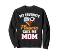 My Favorite Player Mom Soccer Sweatshirt - Minimalist Print Unisex
