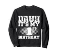 Bruh Its My 1Th Birthday Soccer 1 Sweatshirt - Minimalist Print Unisex