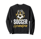 Funny Grandma Proud Soccer Lover Nana Sweatshirt - Aesthetic Graphic Unisex