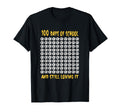 100Th Day School Outfit Who Love Soccer T-Shirt - Minimalist Print Unisex