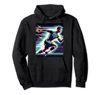 Football Star Gaming Arcade Soccer Hoodie - Minimalist Print Men Women