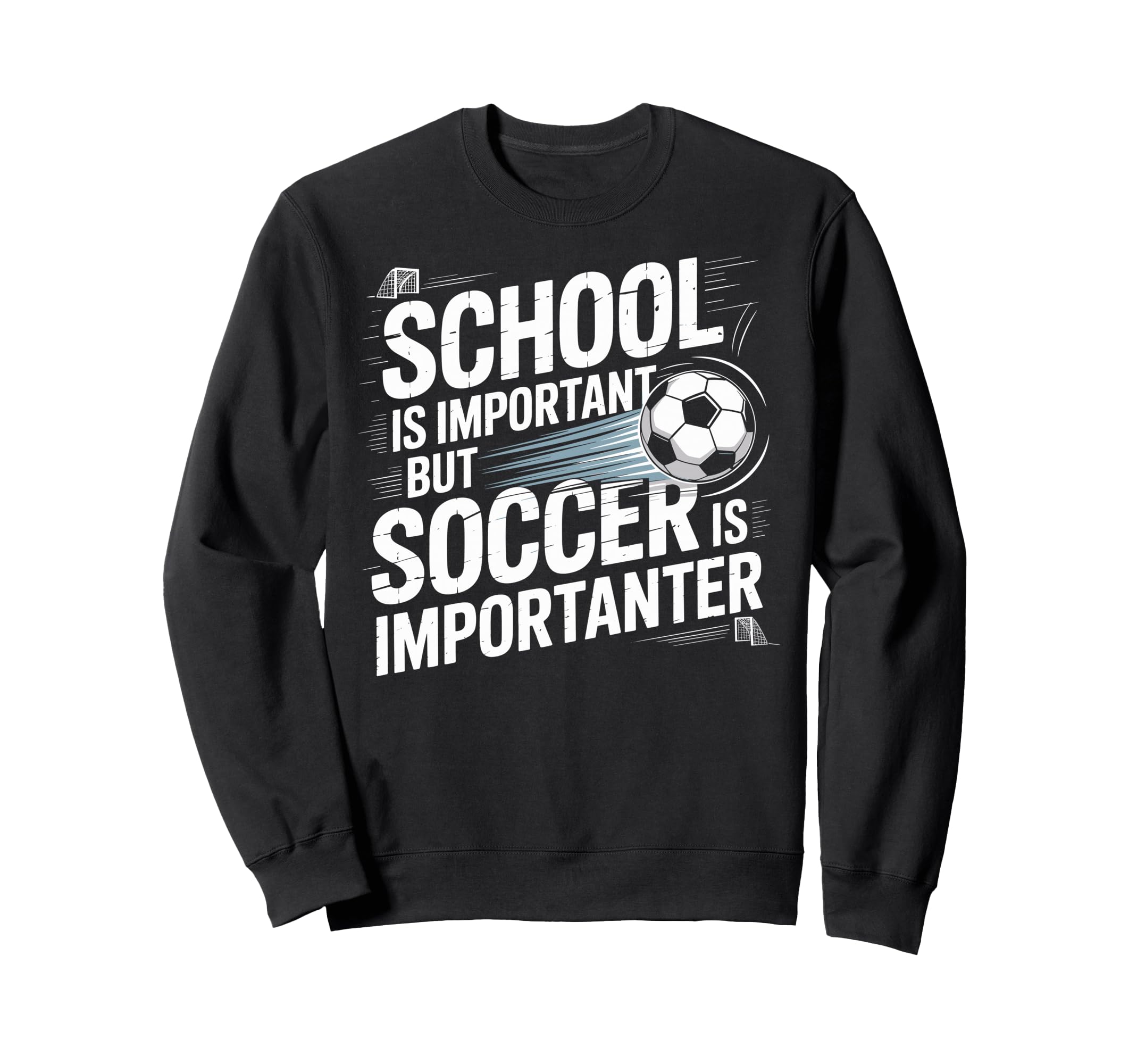 School Is Important But Soccer Is Sweatshirt - Streetwear Style for Adults