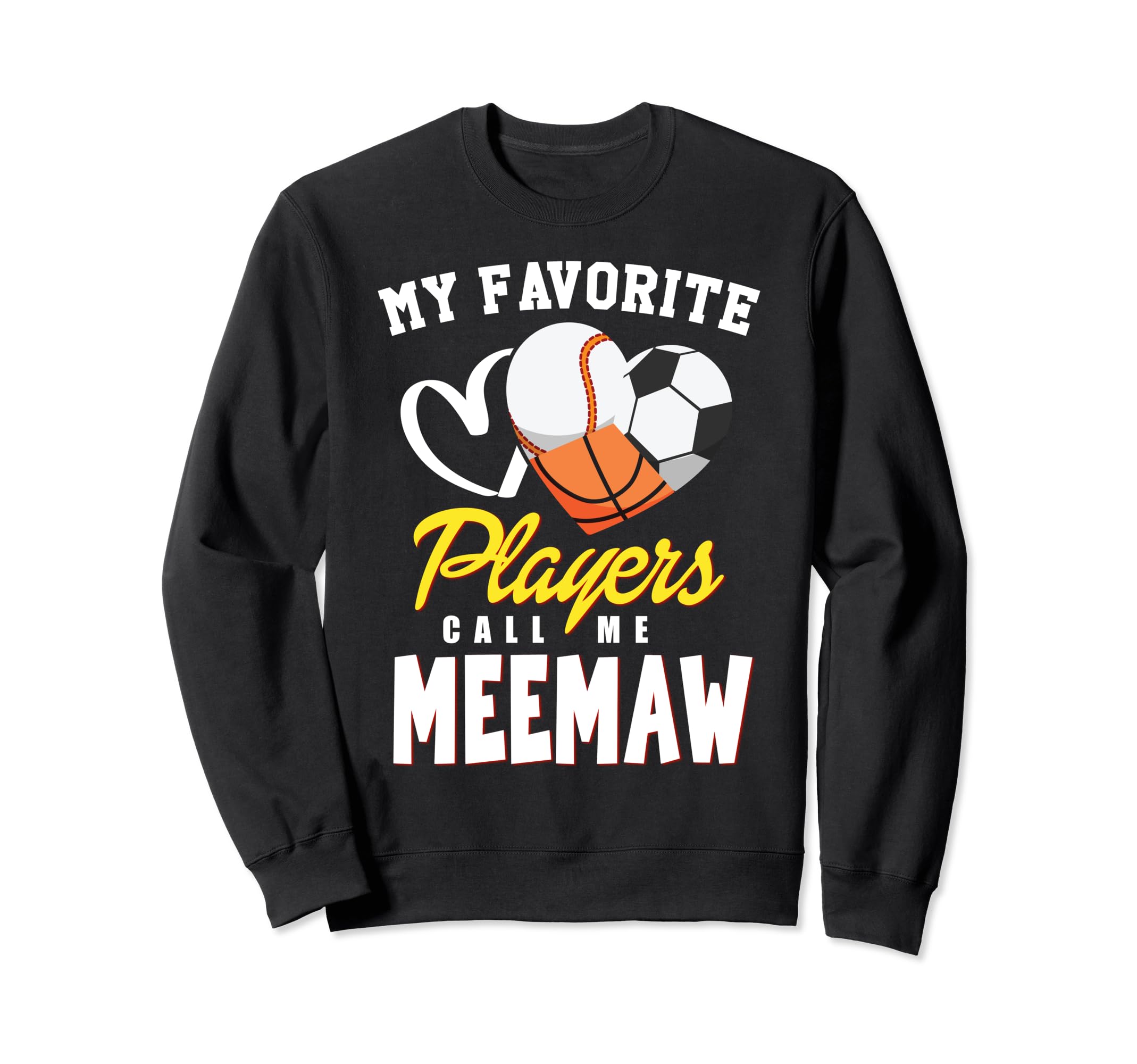My Favorite Players Baseball Soccer Sweatshirt - Trendy Graphic Men Women