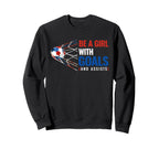 Motivate Womens Patriotic Sweatshirt - Fun Novelty Design for Adults