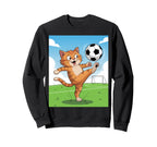 Cat Funny Cat Gang Cat Playing Sweatshirt - Unique Graphic for Adults