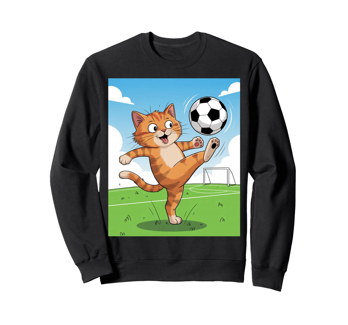 Cat Funny Cat Gang Cat Playing Sweatshirt - Unique Graphic for Adults