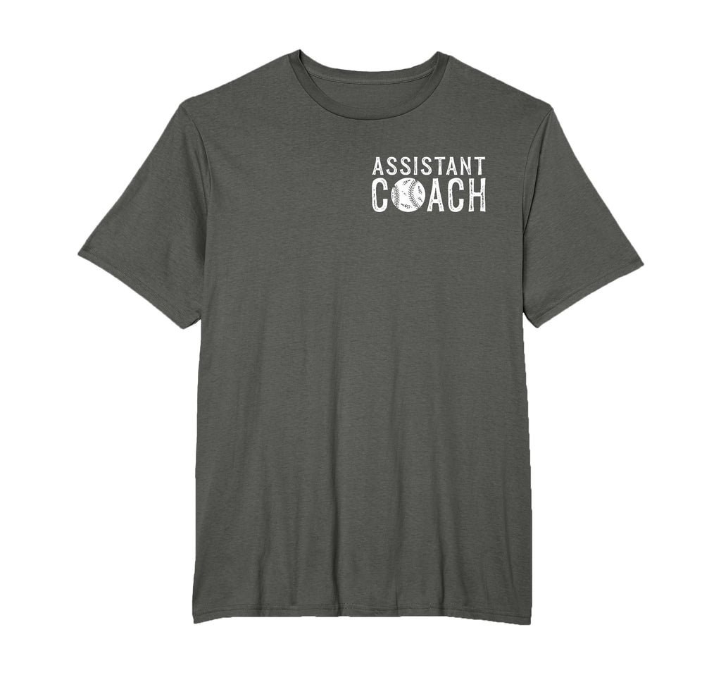 Coaching Assistant Baseball Assistant T-Shirt - Minimalist Print Unisex