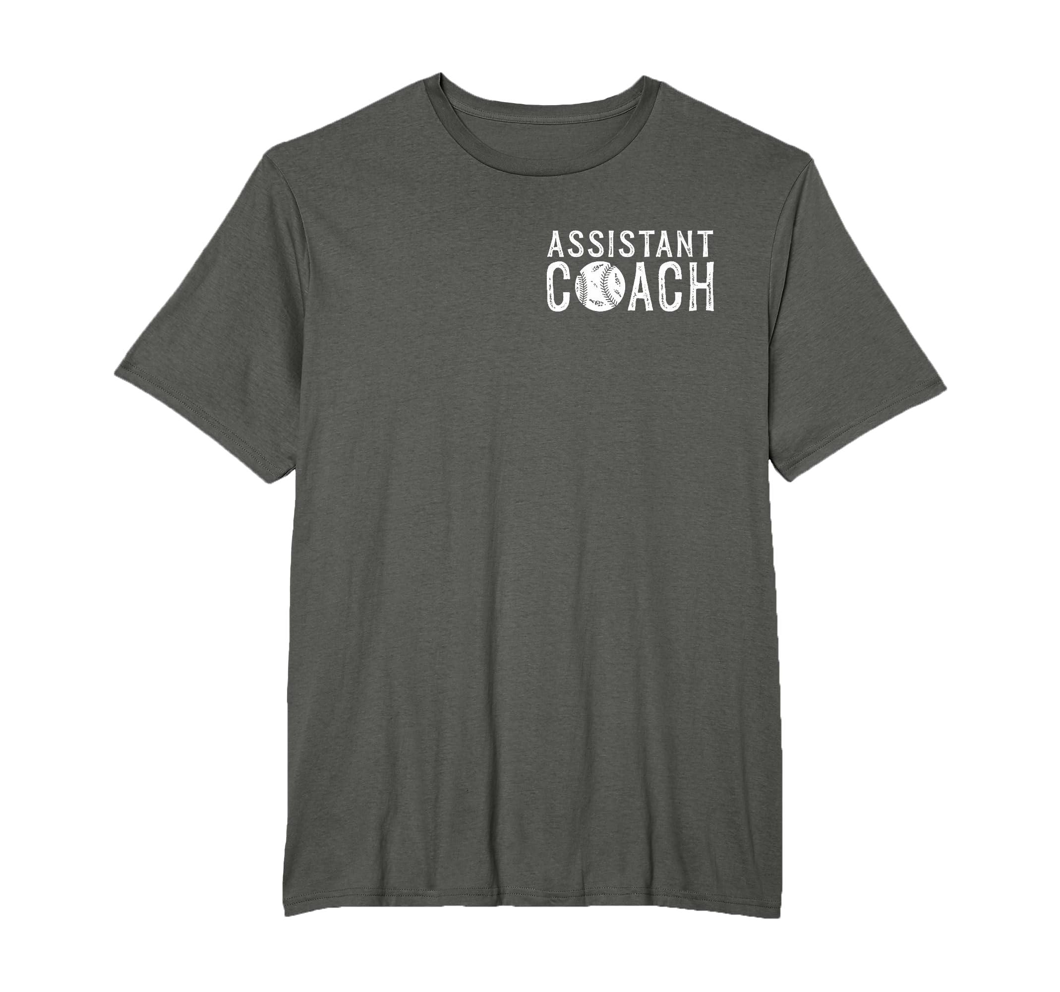 Coaching Assistant Baseball Assistant T-Shirt - Minimalist Print Unisex