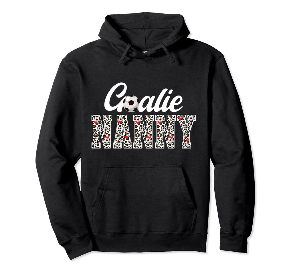 Soccer Goalie Nanny Leopard Soccer Hoodie - Unique Graphic Men Women