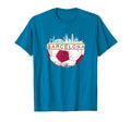 Barcelona City Skyline Soccer Sports T-Shirt - Unique Graphic for Adults