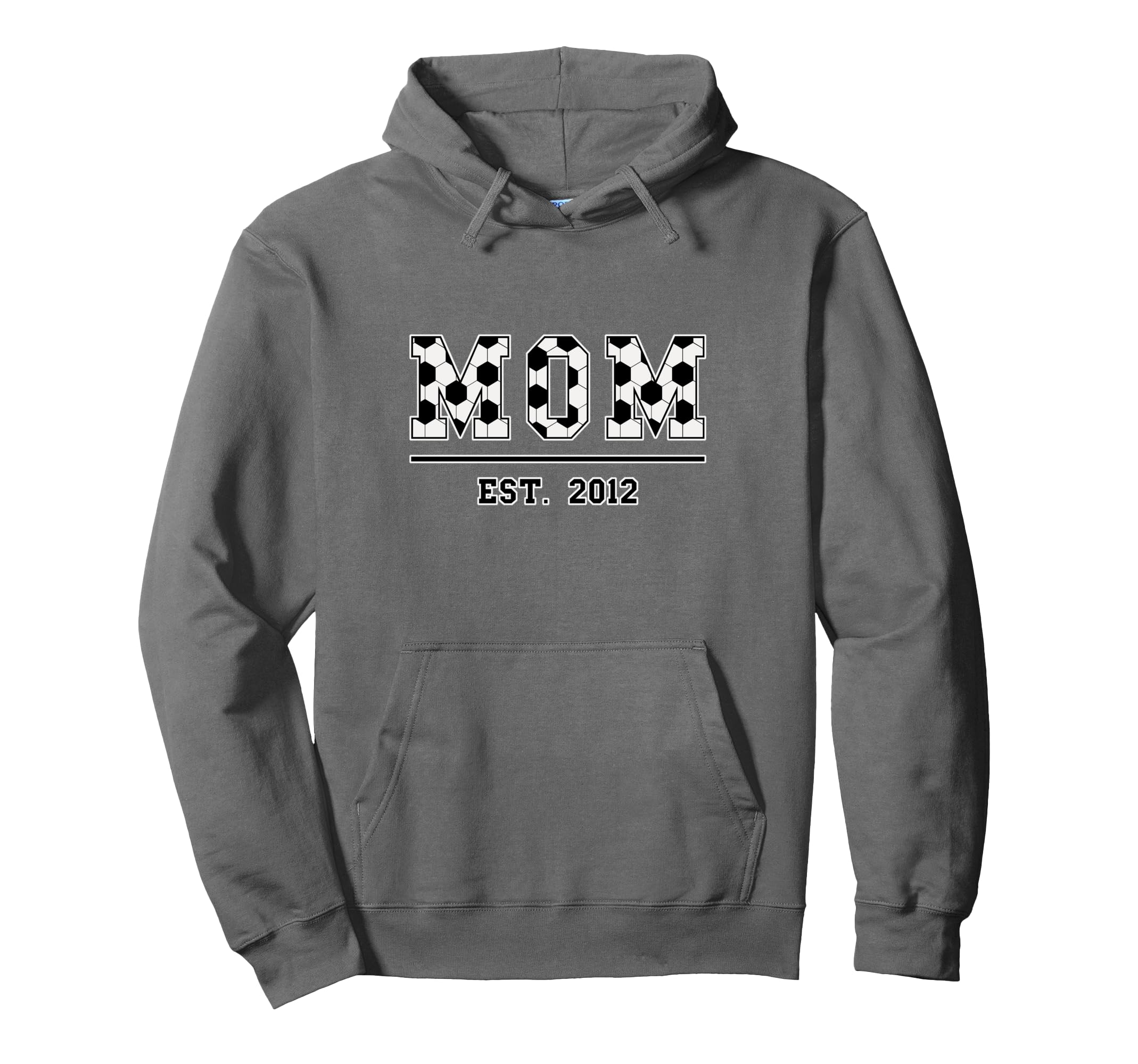 Mom Est 2012 Funny Sports Year Hoodie - Streetwear Style Men Women