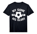 My Game His Glory Christian Soccer T-Shirt - Custom Art Print for Adults