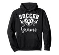 Soccer Grams Soccer Heart Hoodie - Casual Everyday Wear for Adults