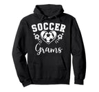Soccer Grams Soccer Heart Hoodie - Casual Everyday Wear for Adults