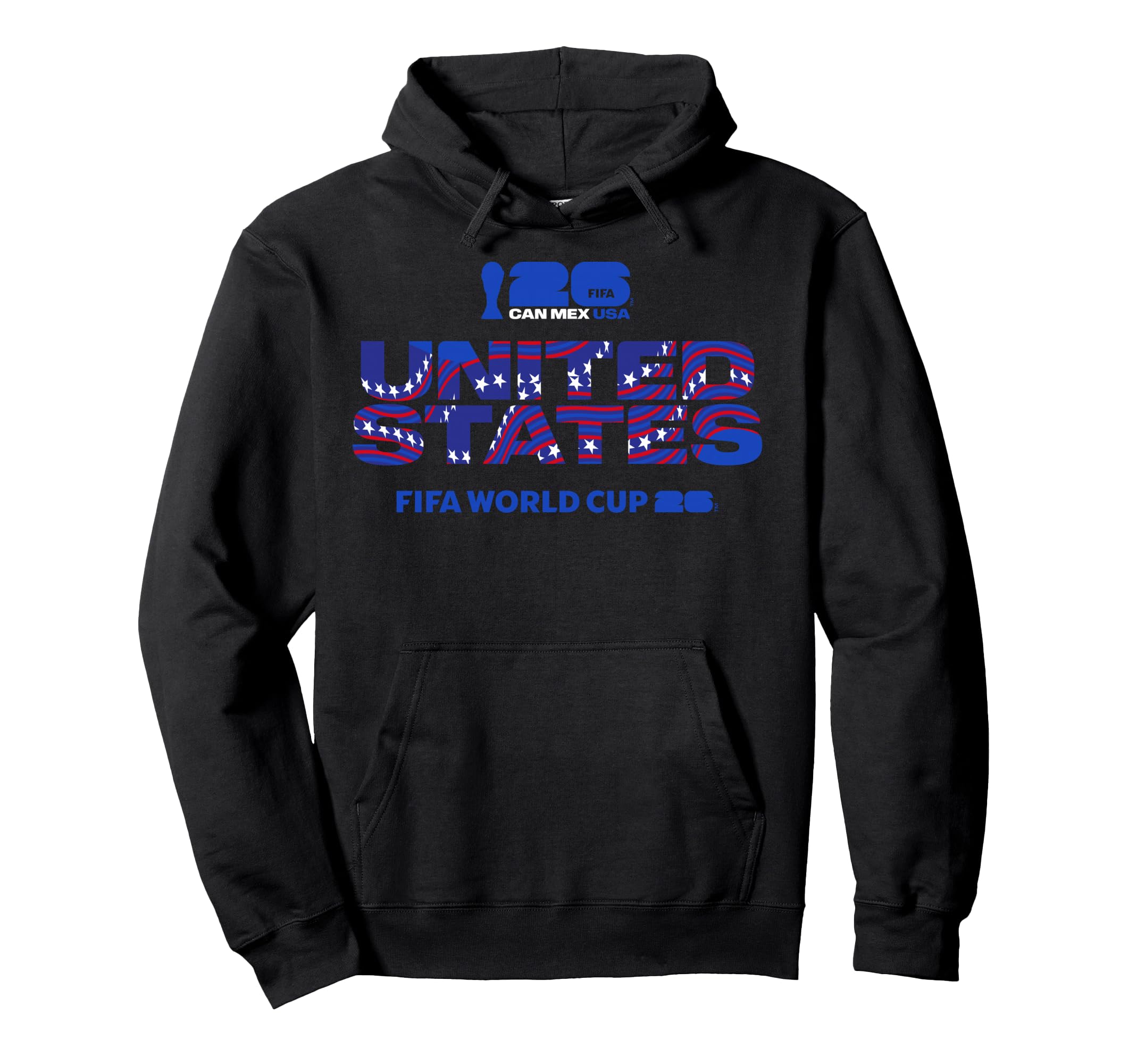 USA Stars and Stripes Soccer Hoodie | Fan Pullover