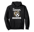 Soccer Grandma Leopard Heart Matching Hoodie - Novelty Apparel Unisex