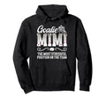 Ice Hockey Goalie Mimi Funny Ice Hockey Hoodie - Graphic Print Men Women