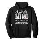 Ice Hockey Goalie Mimi Funny Ice Hockey Hoodie - Graphic Print Men Women