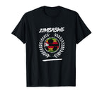 Zimbabwe Flag Zimbabwean Soccer Team T-Shirt - Casual Everyday Wear Unisex