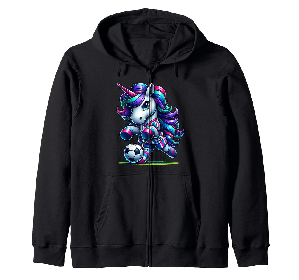 Soccer Unicorns Mom Aunt Sister Hoodie - Custom Art Print Men Women