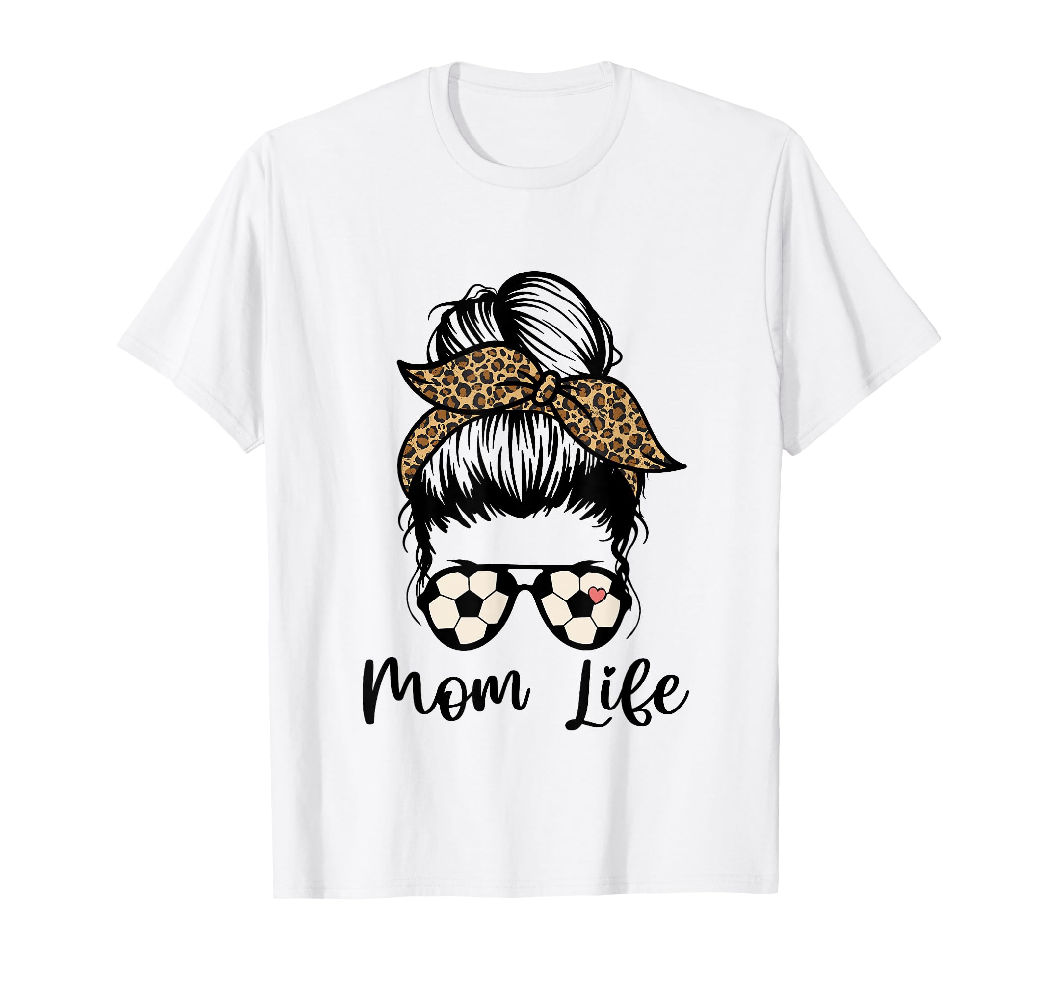 Soccer Mom Funny Soccer Ball Cheer T-Shirt - Aesthetic Graphic Men Women