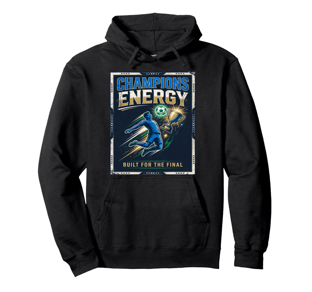 Jfootball Soccer Champions Hoodie - Unique Graphic Unisex