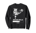 Soccer Pug Skills Loading Dog Sweatshirt - Casual Everyday Wear Unisex
