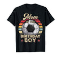 Mom Birthday Soccer Birthday Party T-Shirt - Graphic Print Unisex