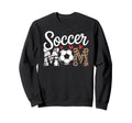 Soccer Mom Ball And Patterned Sweatshirt - Casual Everyday Wear Unisex
