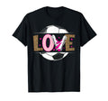 Love Soccer Leopard Soccer T-Shirt - Trendy Graphic Men Women