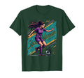 Soccer Warrior Graceful Power Womens T-Shirt - Minimalist Print Unisex
