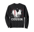 Ball Cousin Baseball Soccer Sweatshirt - Fun Novelty Design for Adults