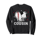 Ball Cousin Baseball Soccer Sweatshirt - Fun Novelty Design for Adults