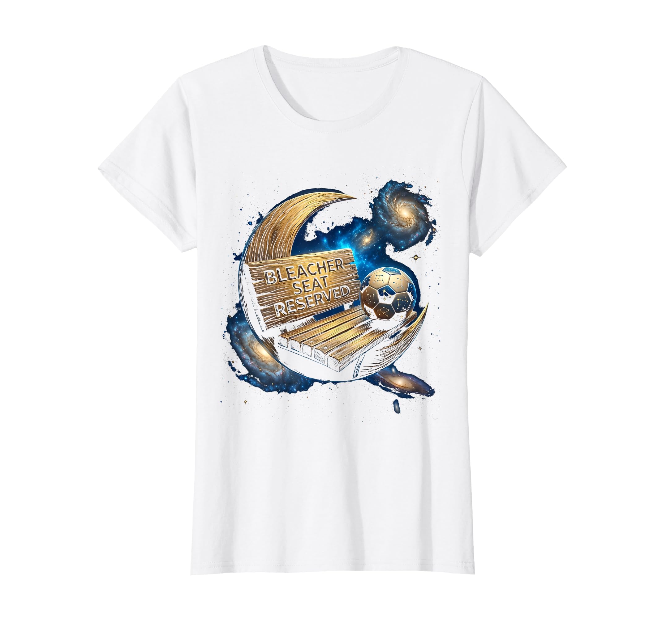 Bleacher Seat Reserved Funny Soccer T-Shirt - Custom Art Print Men Women