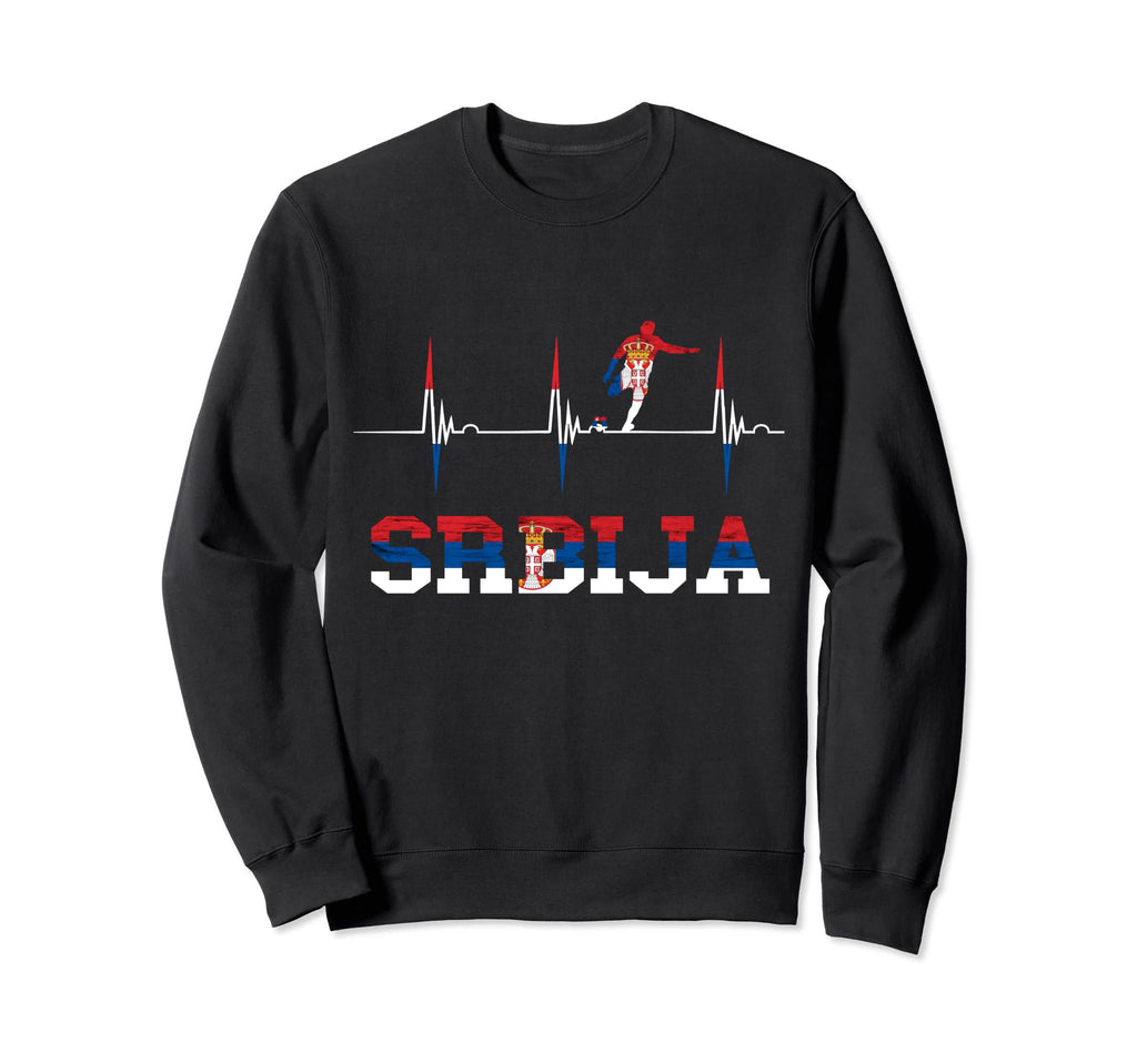Serbia Soccer Team Srbija Sweatshirt - Casual Everyday Wear Unisex