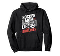 Soccer Mom Social Club Life Goalkeeper Hoodie - Custom Art Print Men Women