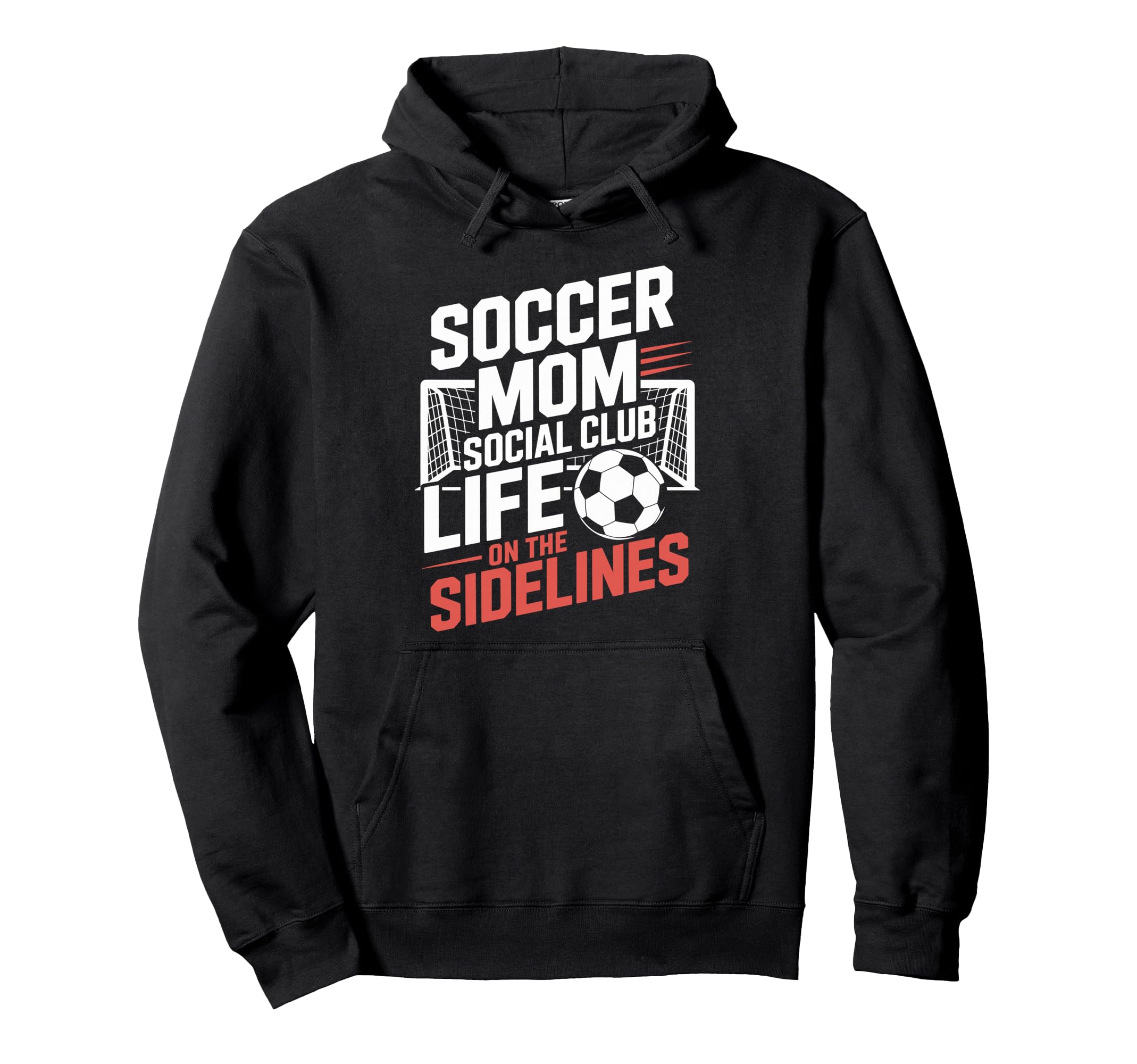 Soccer Mom Social Club Life Goalkeeper Hoodie - Custom Art Print Men Women