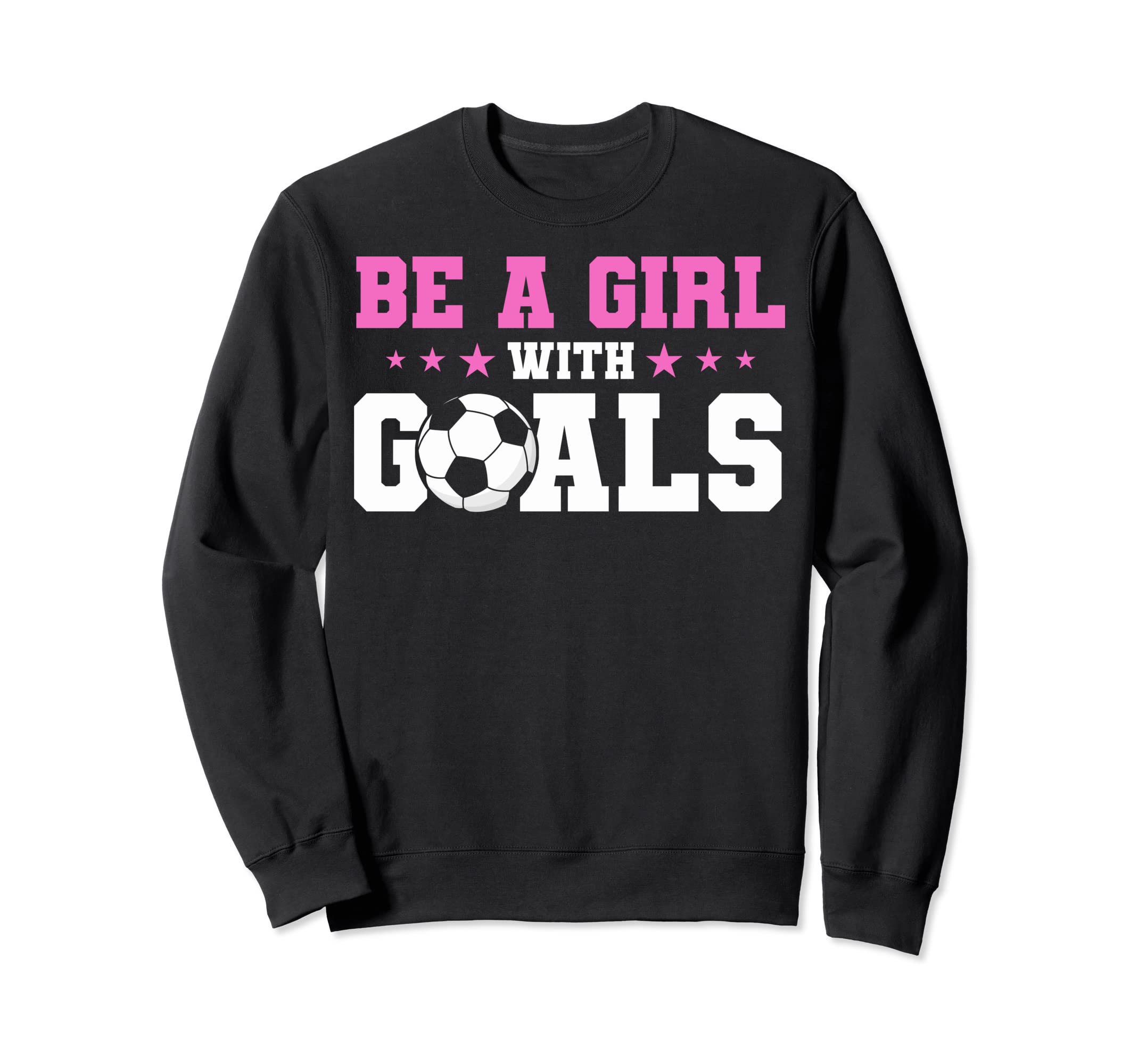 Soccer Fans Soccer Moms Be Goals Sweatshirt - Graphic Print for Adults