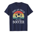 Just Uncle Who Loves Soccer T-Shirt - Casual Everyday Wear Unisex