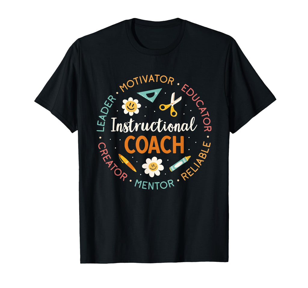 Instructional Coach Back To School T-Shirt - Streetwear Style Unisex