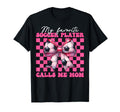 My Favorite Soccer Player Calls Me T-Shirt - Minimalist Print for Adults