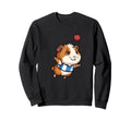 Kawaii Guinea Pig Soccer Number 8 Sweatshirt - Trendy Graphic Men Women