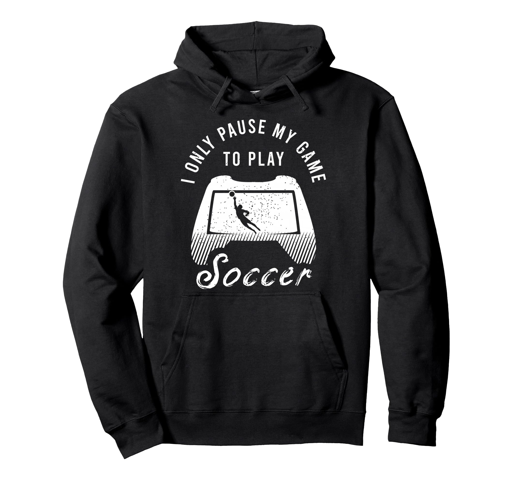 Funny Soccer Outfit Soccer Player Hoodie - Fun Novelty Design for Adults